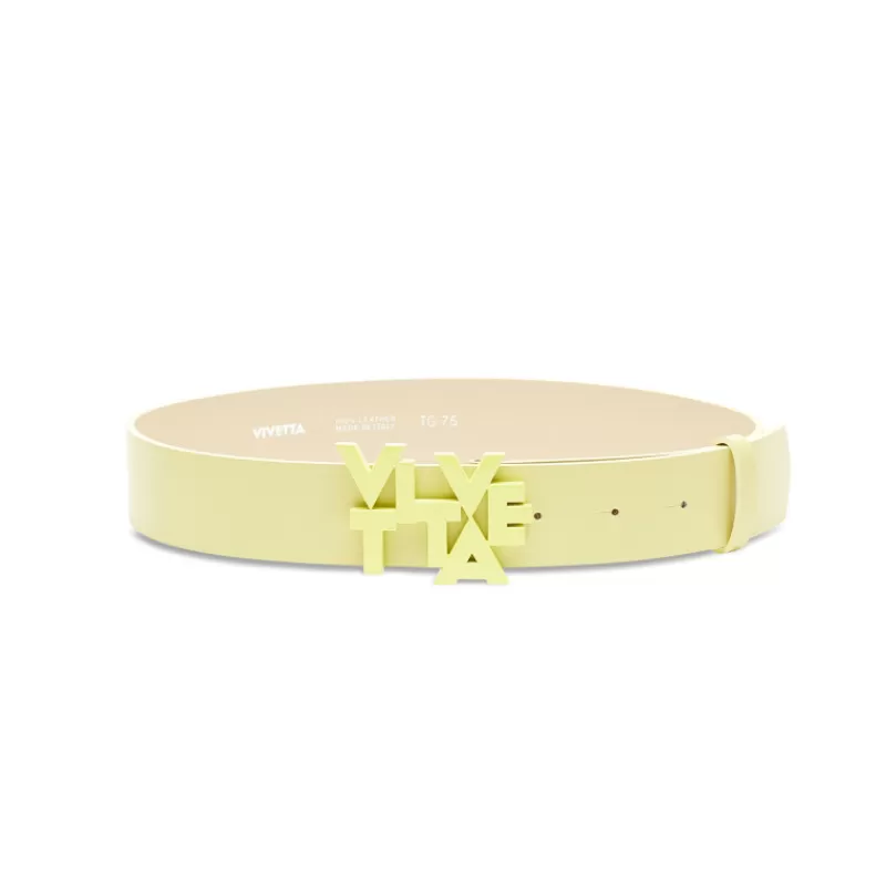 Belt With Logo Buckle-Vivetta Shop