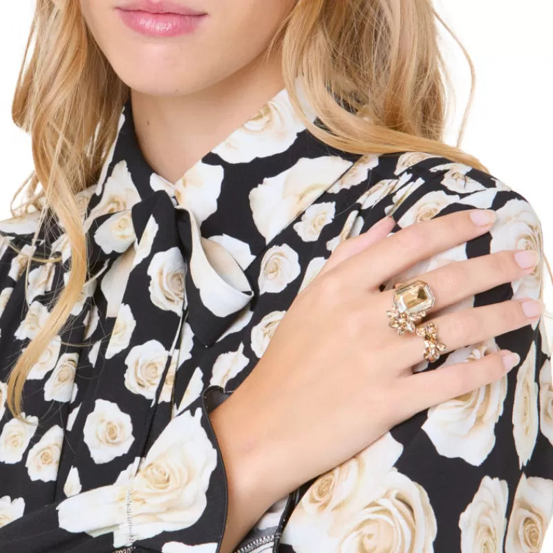 Floral Double Ring-Vivetta Cheap