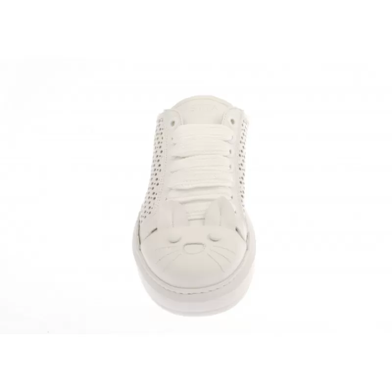 Openwork Leather Cat Mule Sneakers-Vivetta Shop